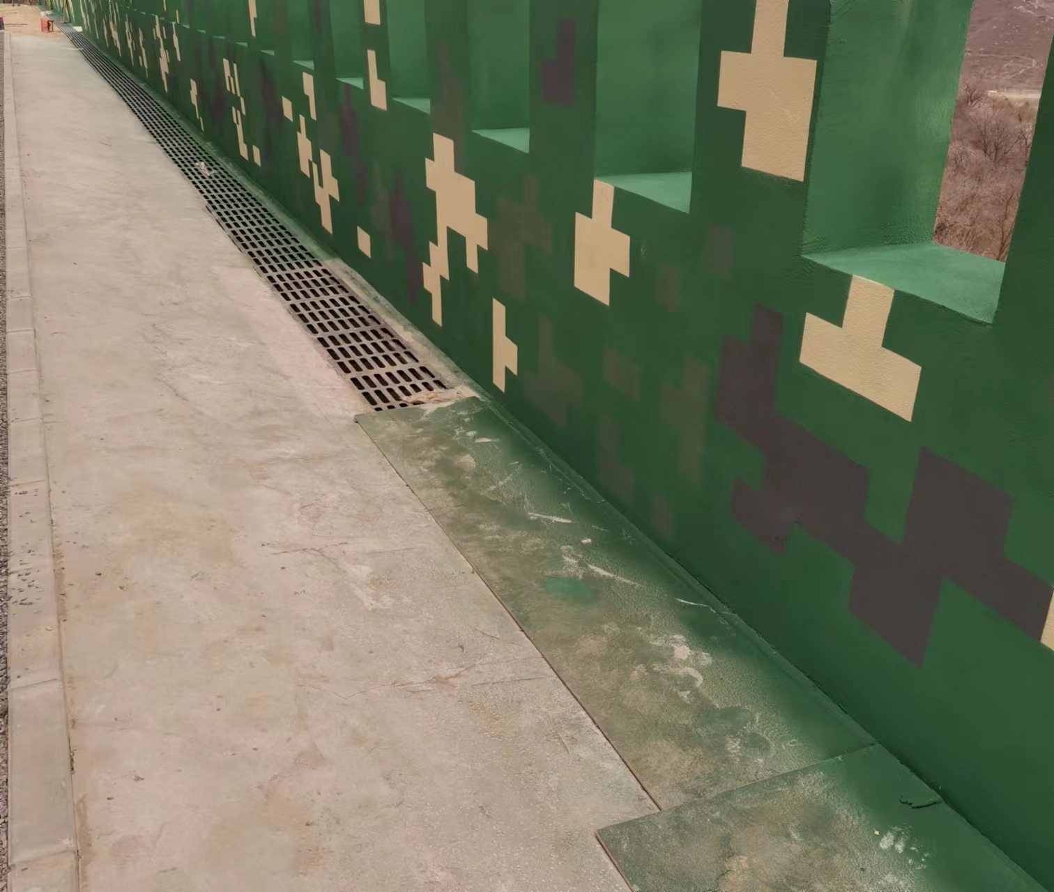 日喀则围墙迷彩喷涂,数迷彩漆